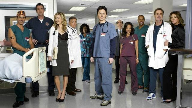 Il cast di Scrubs