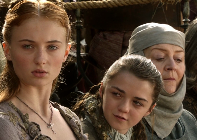 sansa stark aria Arya stark