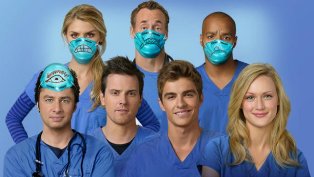 Il cast della nona stagione di Scrubs