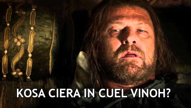 Ned Stark Hangover