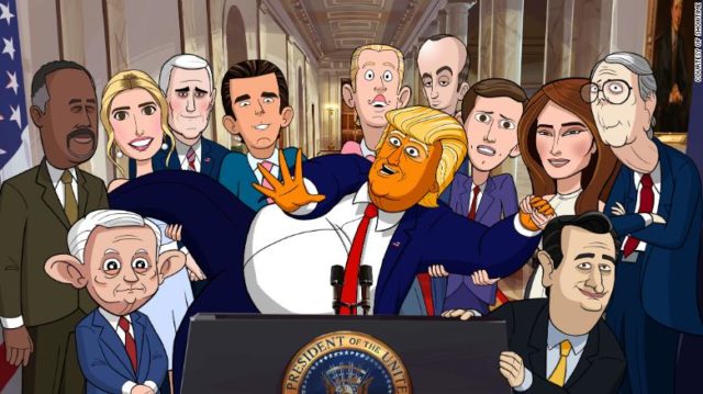 our cartoon president