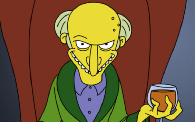 I Simpson: a quanto ammonta realmente il patrimonio di Mr. Burns