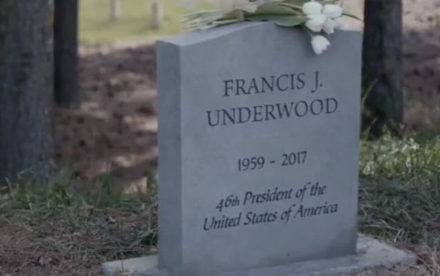 house of cards tomba frank underwood