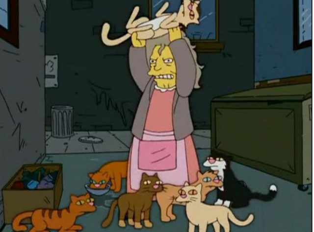 i Simpson - La gattara pazza