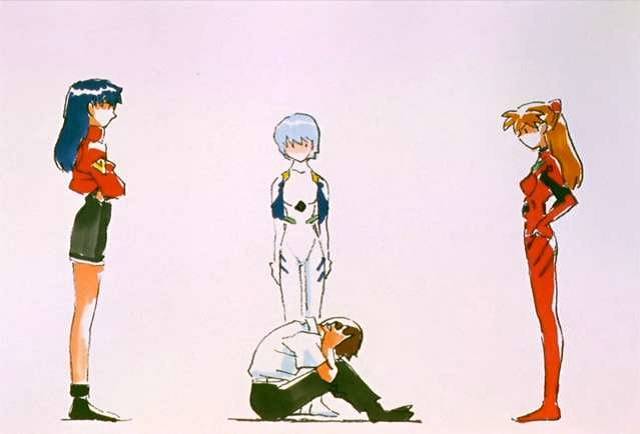 Misato-Rei-Asuka-e-Shinji