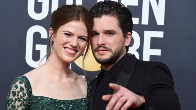 Kit Harington, Rose Leslie - Golden Globes 2020 Game of Thrones