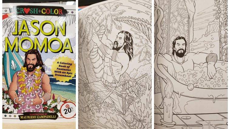 Game of Thrones: arriva il libro anti-stress per colorare Jason Momoa
