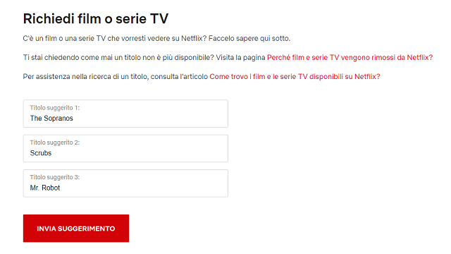 trucchi Netflix