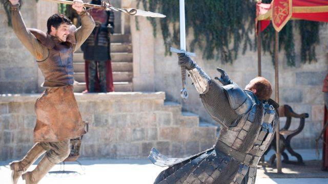 game of thrones e Vikings: serie tv combattimenti