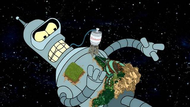 Futurama Bender God 640x360