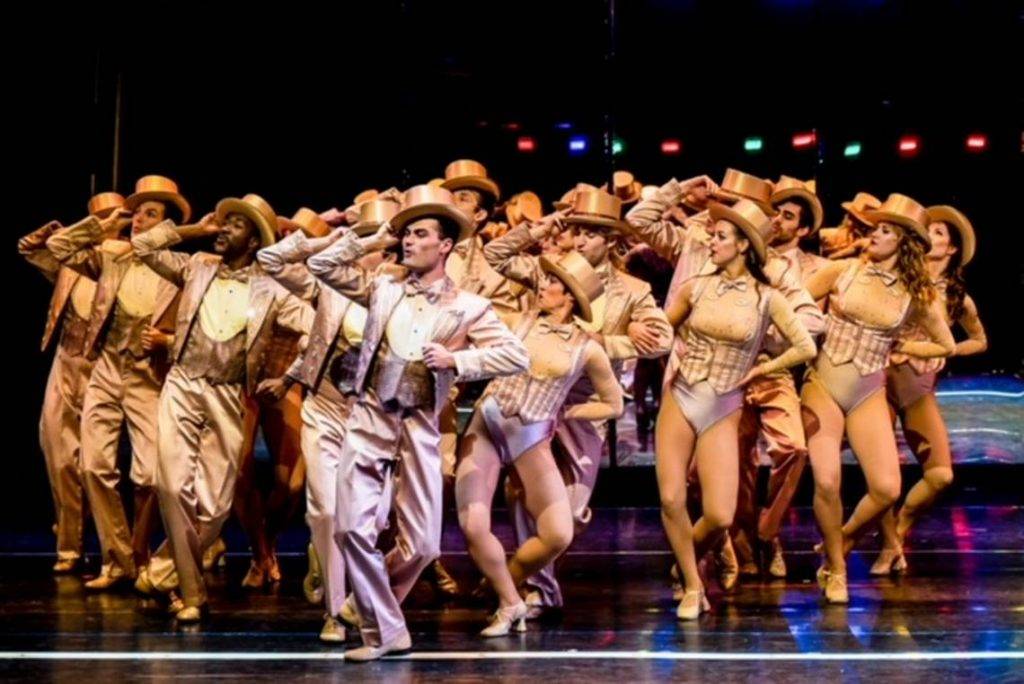 a chorus line