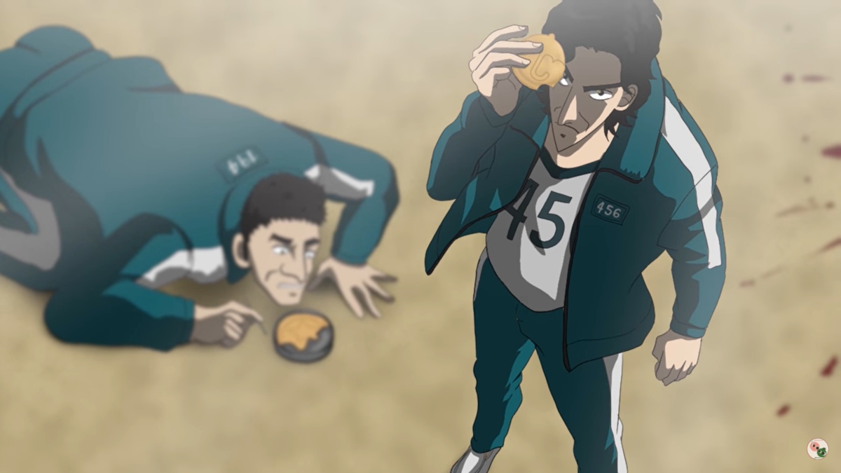squid game - versione anime