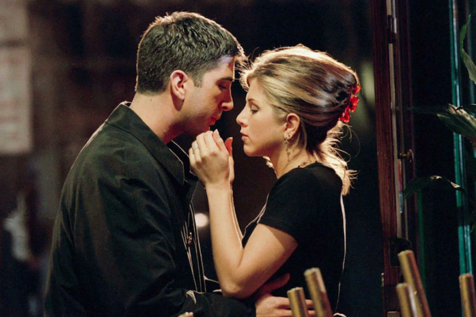 Il primo bacio tra Ross e Rachel è uno dei migliori baci delle Serie Tv