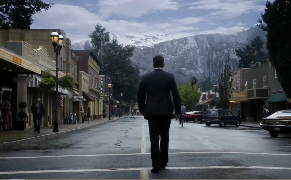 Un'immagine di Wayward Pines, una serie tv da vedere solo fino alla fine della prima stagione