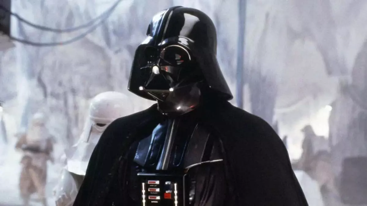 L'iconico villain della saga di Star Wars Darth Vader
