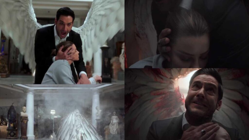 Netflix Lauren Germain e Tom Ellis-Lucifer S3e24