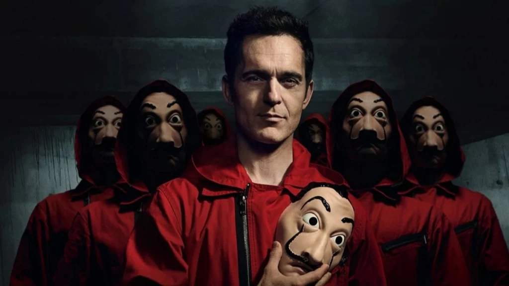 una scena de La Casa de Papel, una delle seri tv da vedere su Netflix