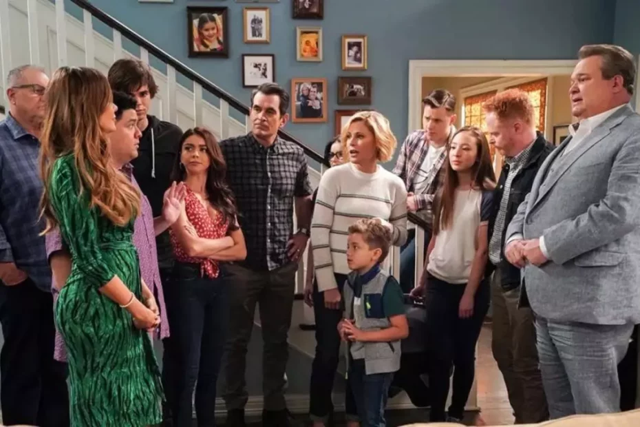 Una scena del finale di Modern Family