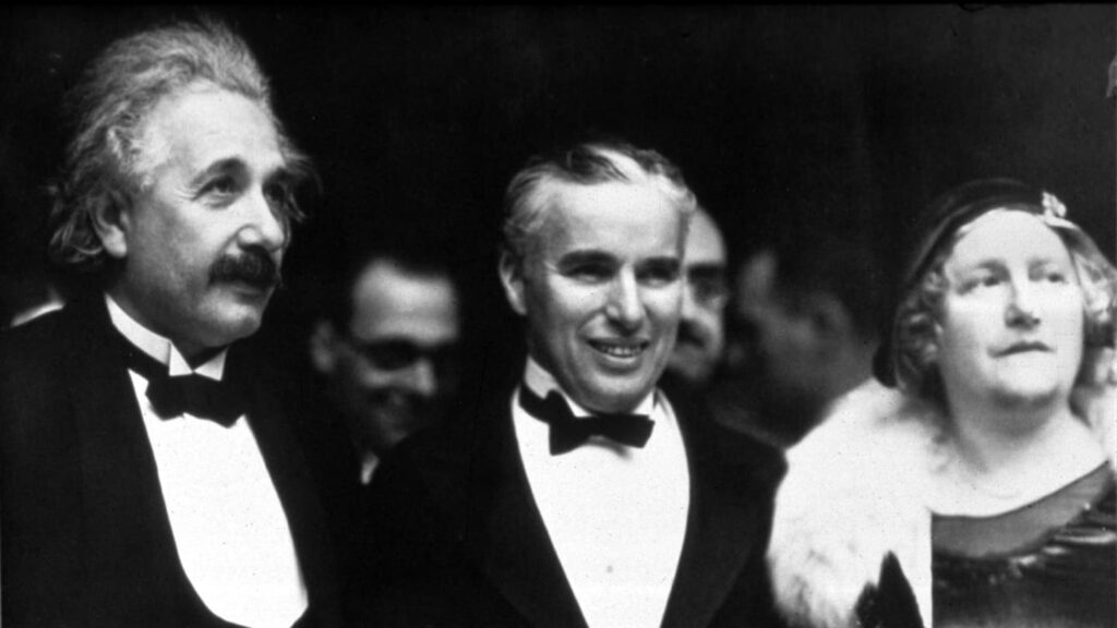 Charlie Chaplin e Albert Einstein