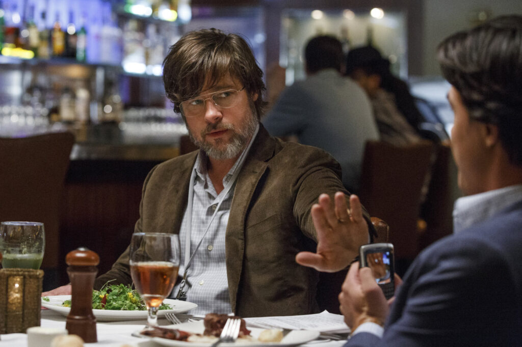 Brad Pitt in una scena de La Grande Scommessa