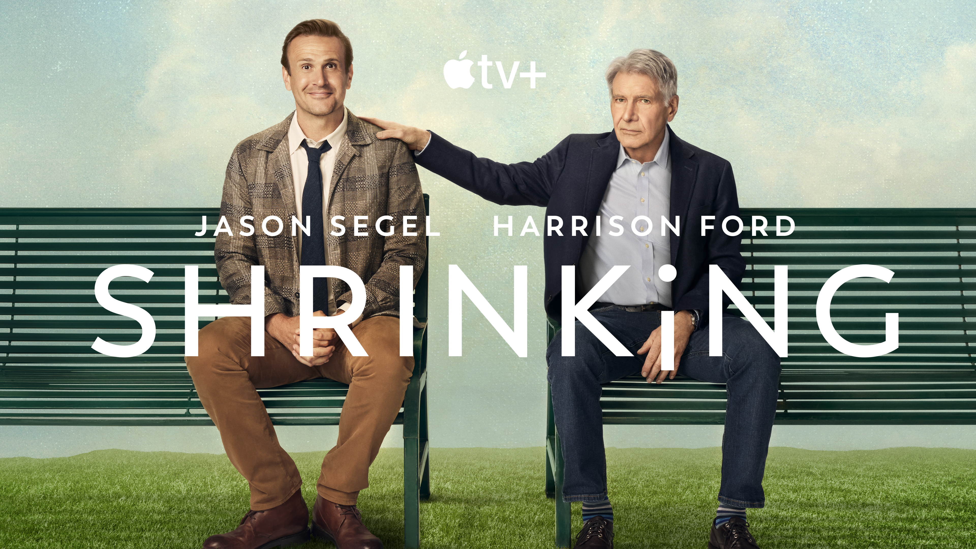 La locandina di Shrinking, una serie disponibile su Apple TV+