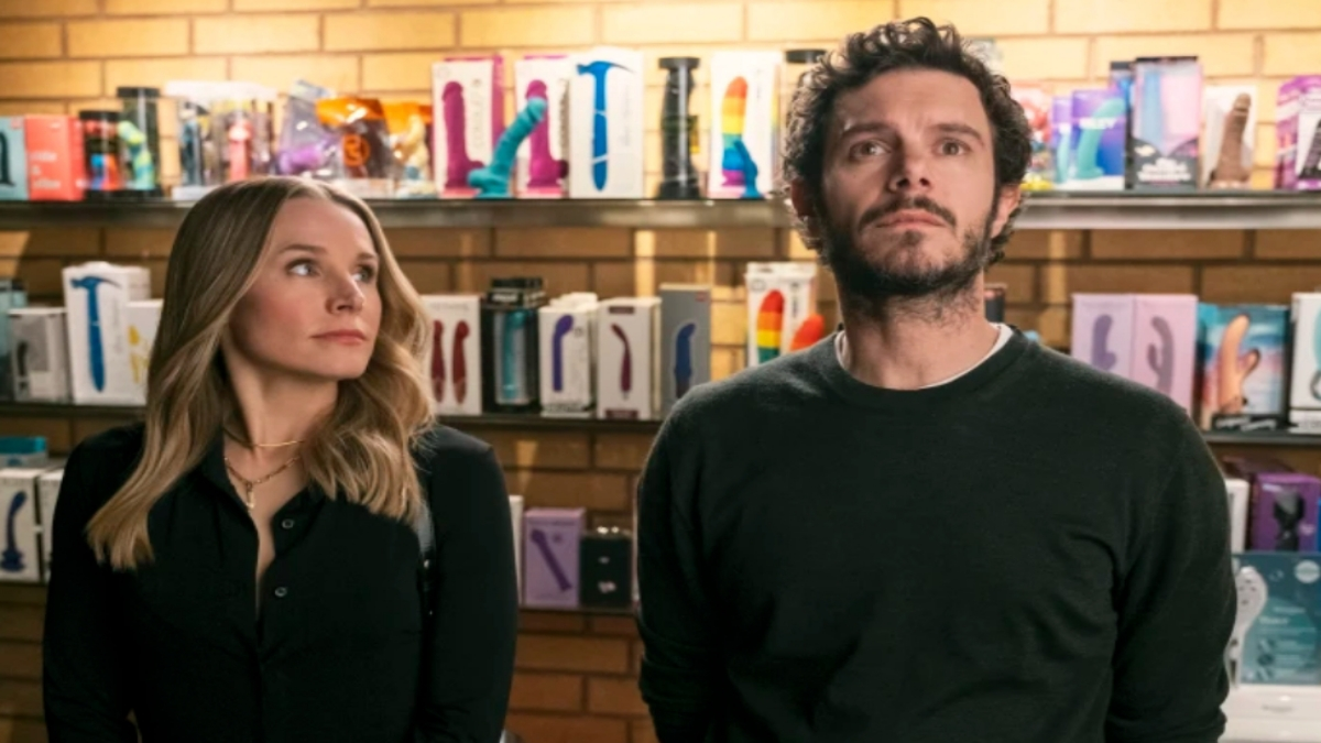 Un'immagine di Adam Brody e Kristen Bell nella serie Netflix Nobody Wants This