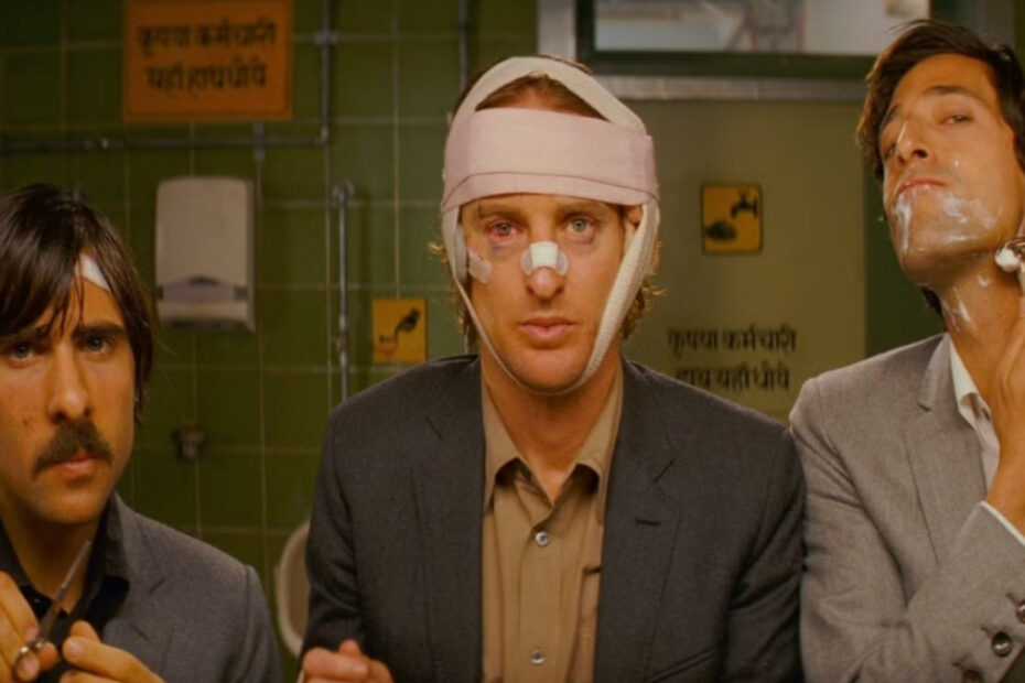 Una scena tratta dal film Il treno per il Darjeeling, un film da vedere una volta nella vita