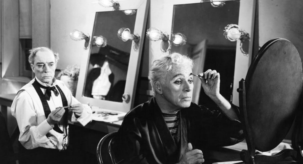 Una scena tratta dal film Luci della ribalta