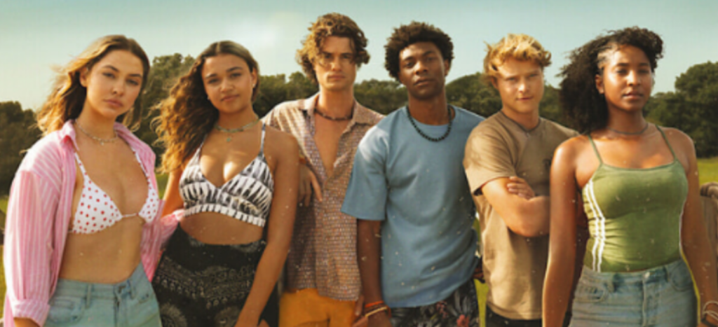 i protagonisti di Outer Banks, una delle serie tv young adult