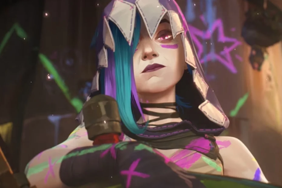 In foto Jinx, una delle protagoniste di Arcane 2