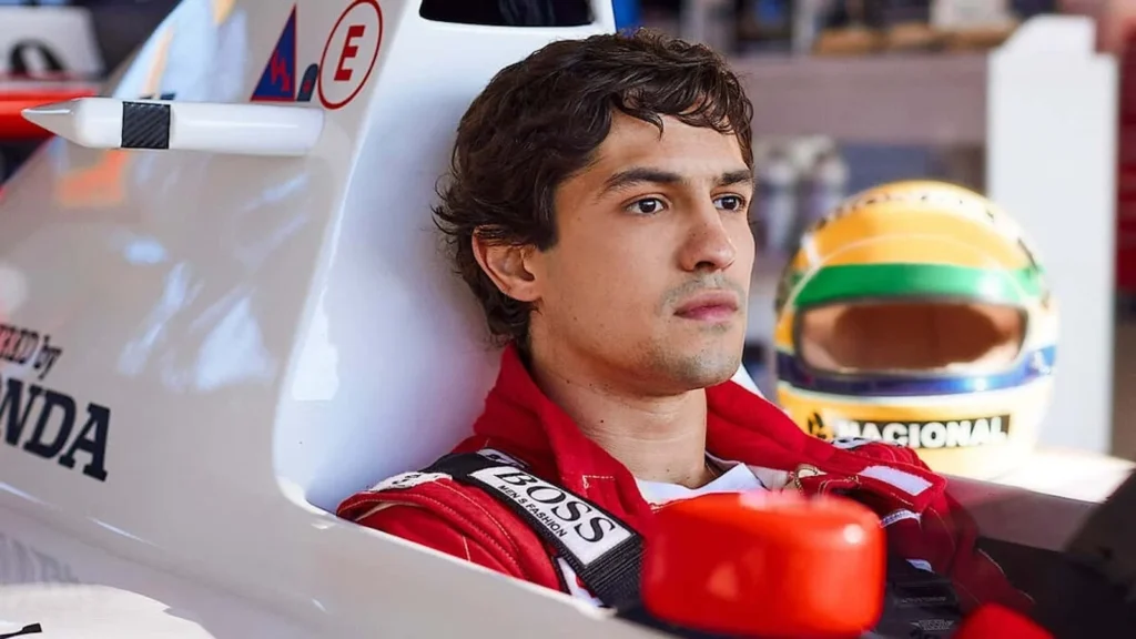 Un'immagine della serie Netflix su Ayrton Senna