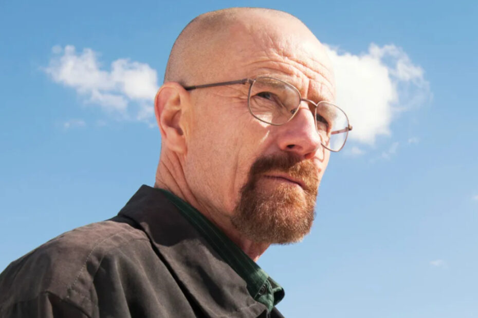 Walter White in un iconico momento di Breaking Bad, storica serie AMC