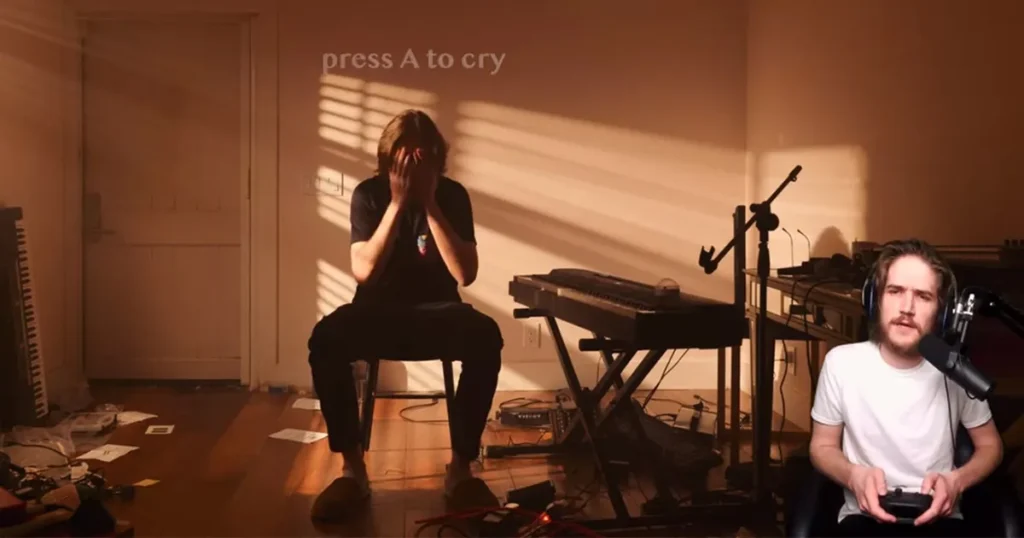 Una scena tratta dallo special comedy di Bo Burnham: Inside