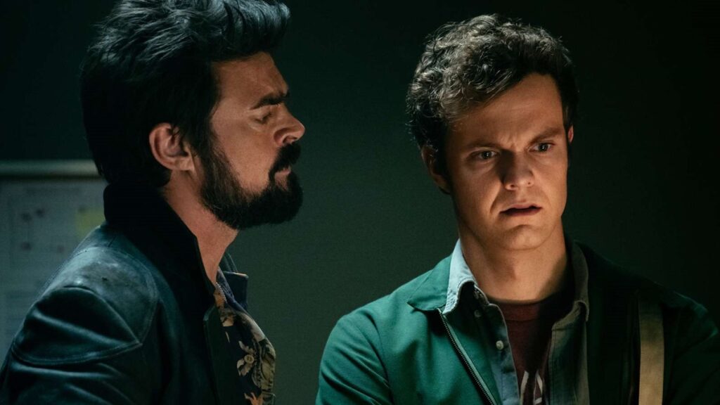Jack Quaid in una scena della serie tv The Boys