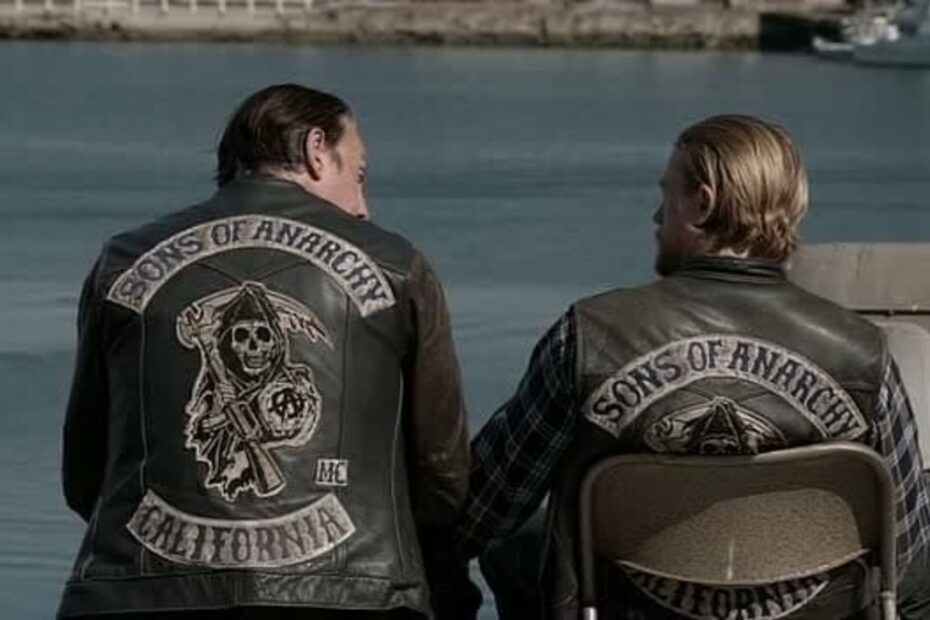 Telford e Jax in una scena di Sons of Anarchy, tra le Serie Tv da vedere che non hanno mai vinto un Emmy come Miglior Serie Tv drama