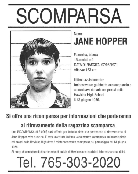 Lo strano poster di Stranger Things 5