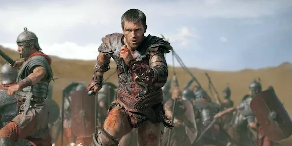 Liam McIntyre in una scena del finale di Spartacus, tra le migliori Serie Tv da vedere