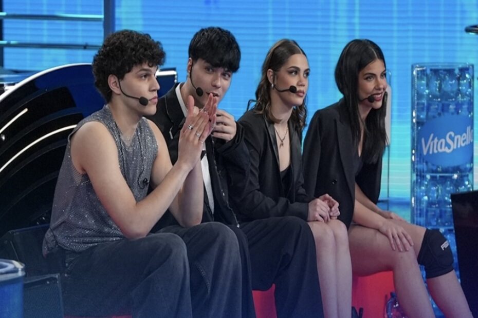 TrigNo, Nicolò, Raffaella e Francesca nella seconda puntata di Amici 2025