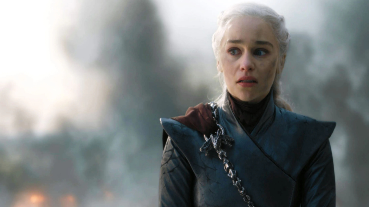 Daenerys Targaryen in una scena chiave dell'ultima stagione di Game of Thrones