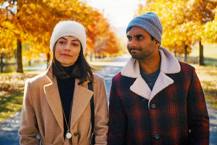 Alessandra Mastronardi and Aziz Ansari.