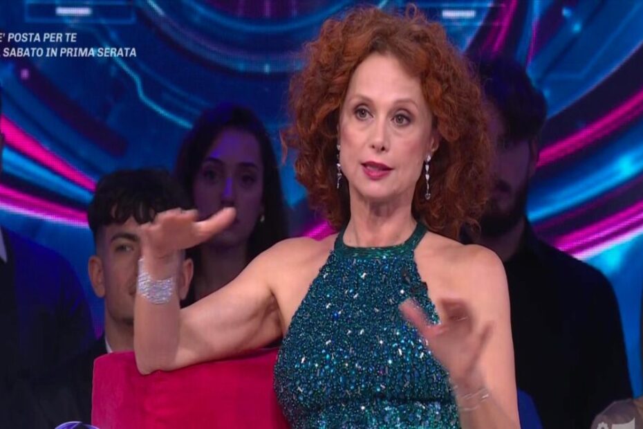 Beatrice Luzzi in una puntata del Grande Fratello 2025