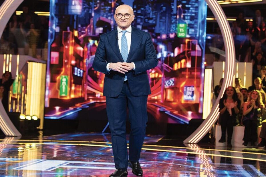 Alfonso Signorini nella serata finale del Grande Fratello 2025