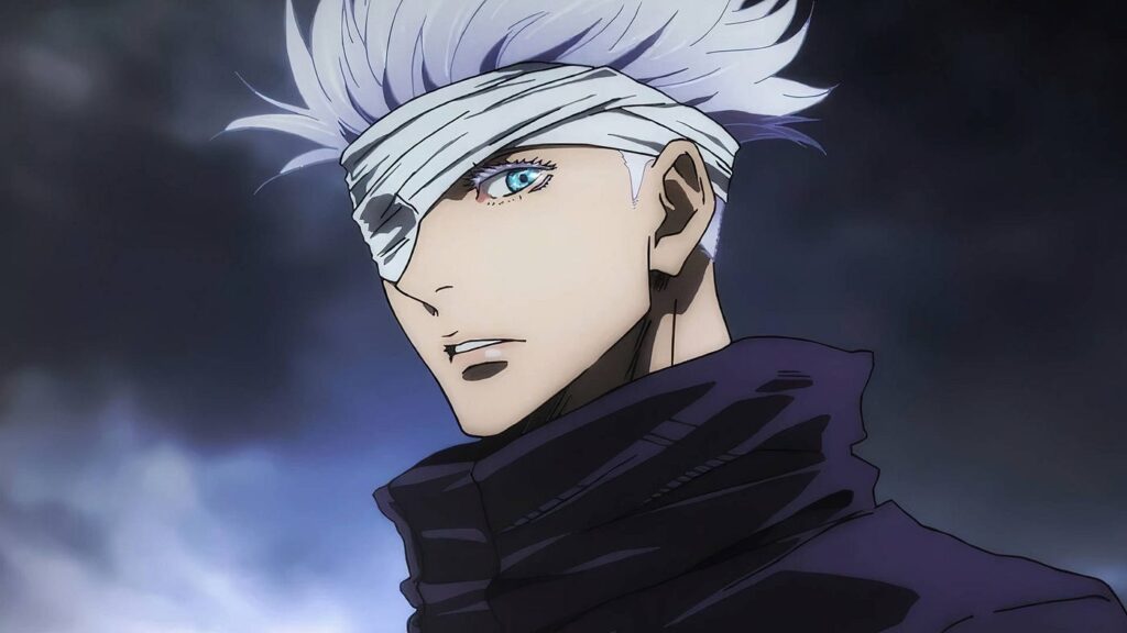 Gojo in una scena della seconda stagione di Jujutsu Kaisen