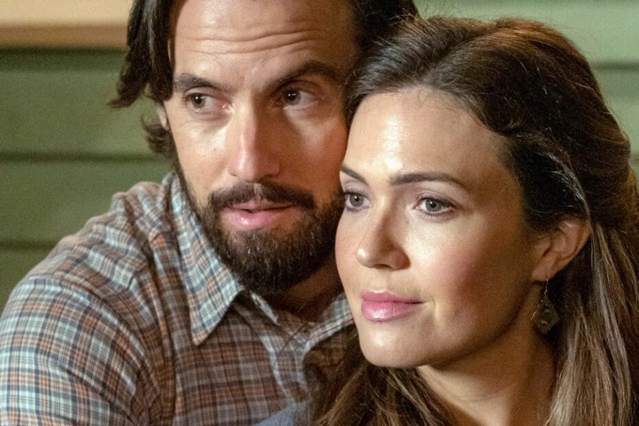 Milo Ventimiglia e Mandy Moore in una scena di This Is Us, in scadenza su Amazon Prime Video