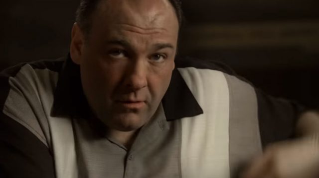 Tony in una scena de I Soprano, uno dei migliori finali delle Serie Tv