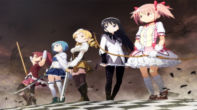 Le protagoniste di Puella Magi Madoka Magica