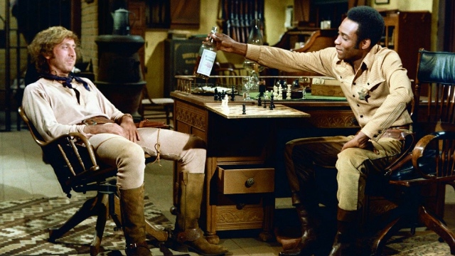 Gene Wilder e Cleavon Little in una scena del film