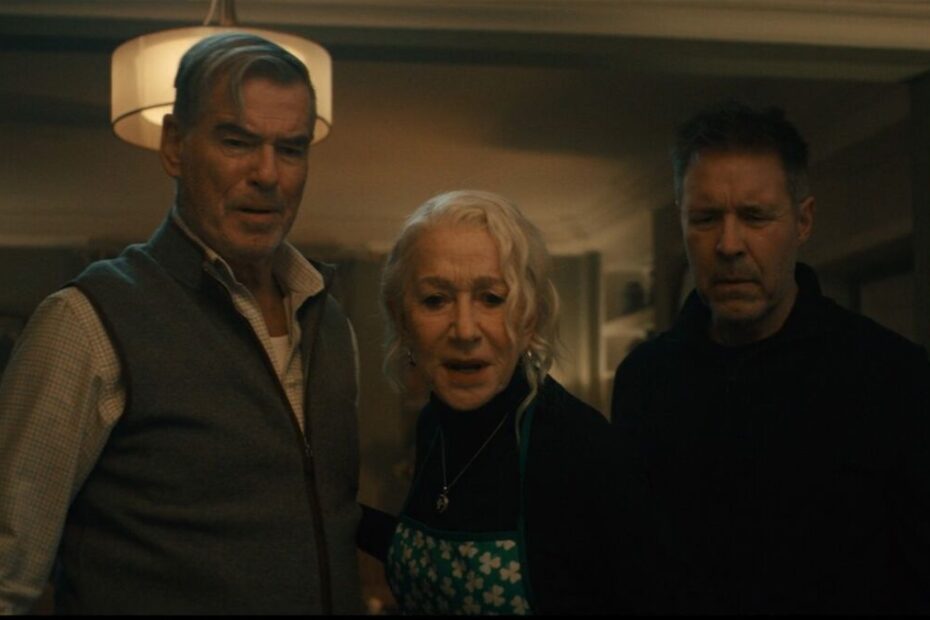 Conrad, Maeve e Kevin assistono alla sconvolgente videochiamata di Richie Stevenson in MobLand 1x07