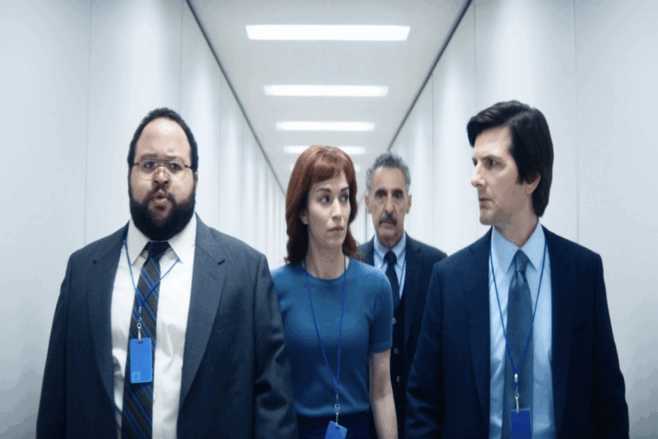 Un'immagine tratta da Severance, una delle migliori Serie Tv nate negli ultimi cinque anni