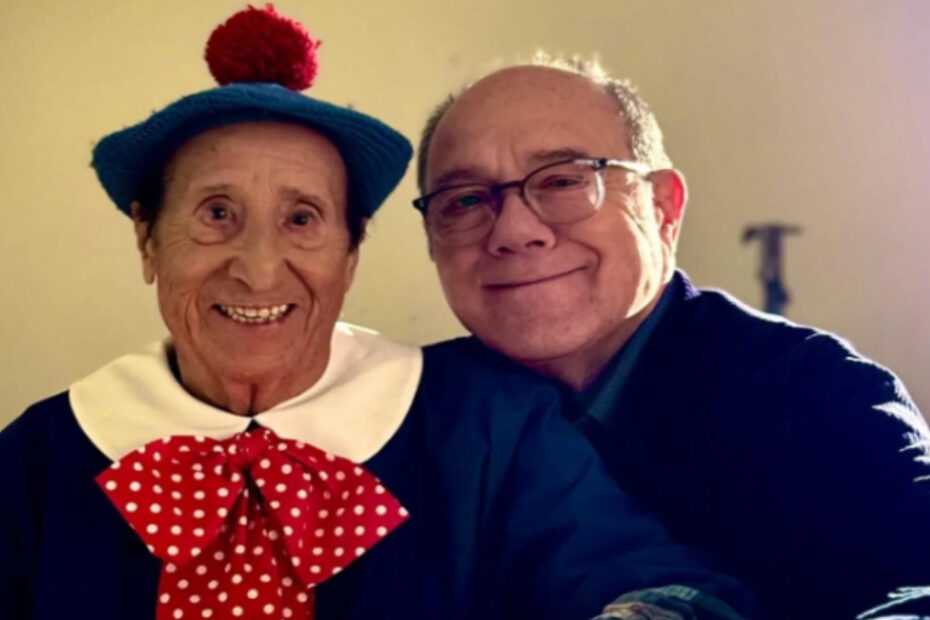 Alvaro Vitali e Carlo Verdone insieme sul set di Vita da Carlo